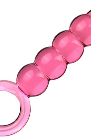 Anal Butt Plug Glass Anal Trainer with Big O Ring Crystal Pleasure Wand Sex Toy,G-Spot Pleasure Wand Glass Dildo Expander Crystal Anal Plug Anal Masturbator Sex Toy for Men Women(Style 4)
