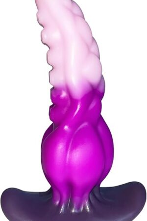 Butt Plug Anal Toys - 6.45" Large Anal Plug with Big Knot, Fantasy Tentacle Dildo Huge Buttplug for Men Women, Silicone Monster Knot Dildo Prostate Massager Adult Sex Toys for Gay Couples Lesbians