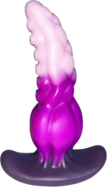 Butt Plug Anal Toys - 6.45" Large Anal Plug with Big Knot, Fantasy Tentacle Dildo Huge Buttplug for Men Women, Silicone Monster Knot Dildo Prostate Massager Adult Sex Toys for Gay Couples Lesbians