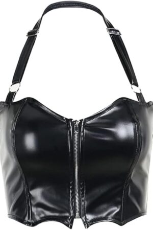 Goth Crop Top for Women or Teens Girls Gothic Trendy Tank Top