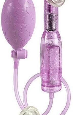 Dr. Laura Berman Intimate Basics Selene Vibrating Clitoral Pump  Adult Female Enhancement Vibrator Toy - Pink