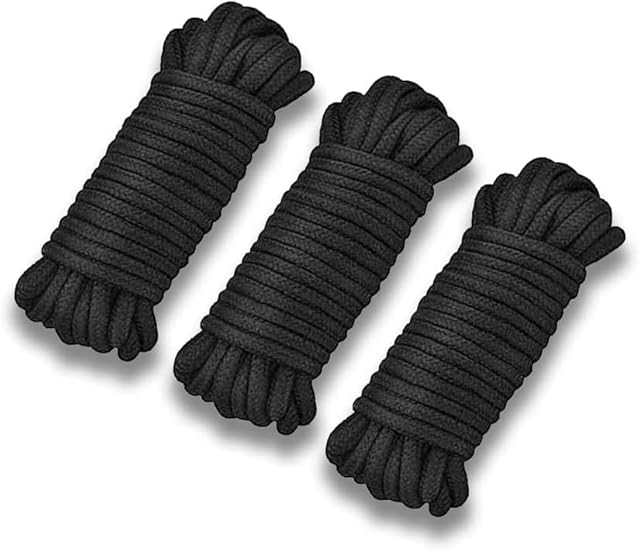 Bondage Restraints Sex Rope BDSM Kit for Women Sex Toys, 3Pack BDSM Bondage Rope Adult Sex Toys, Cotton Sex Rope BDSM Toys Sex Kit Bondage Gear & Accessories, Sex Restraints Adult Toys D7