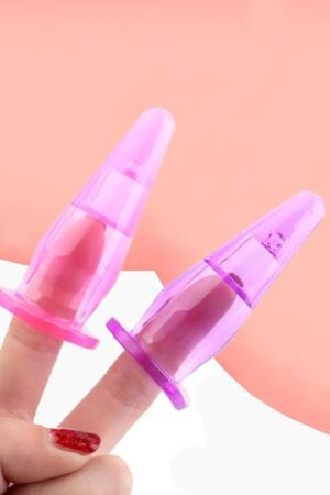 Finger Vibrator Accessory, Anal Butt Plug Finger Sleeves Sex Toys for Man Anal Butt Ease G-Spot Stimulation Anal Vaginal Expander for Men Women Couples