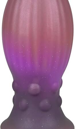 FST Silicone Butt Plug Soft Anal Plug Anal Dilator Fantasy Anal Dildo with Powerful Suction Cup Wearable Anal Masturbator for Prostate Stimulation Adult Sex Toys for Women Men Anus Masturbation (M)