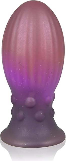 FST Silicone Butt Plug Soft Anal Plug Anal Dilator Fantasy Anal Dildo with Powerful Suction Cup Wearable Anal Masturbator for Prostate Stimulation Adult Sex Toys for Women Men Anus Masturbation (M)