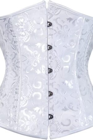 Waist Trainer for Women Corset Cincher Body Shaper Girdle Trimmer with Steel Bones Extender