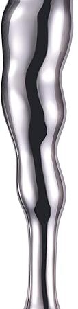 Hismith 768? G-Spot Dildo, Curved Stainless Steel Prostate Massager with KlicLok System for Beginner Users