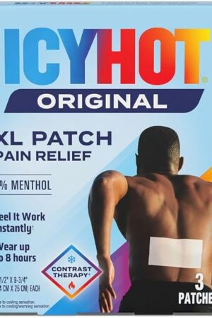 Icy Hot Original XL Pain Relief Patch (3 Count) for Back and Large Areas