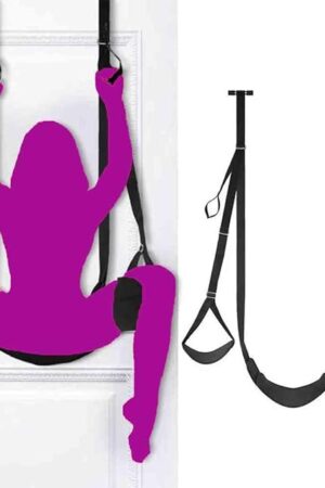 Door Sex Swing Adult Swings for Bedroom Furniture Sex Accessories for Adults Couples Over The Door Swing Adults Heavy Duty Sexy Door Swing for Adults Door Frame Frequent Flyer Pure Romance Sweater
