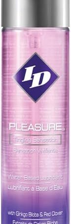 ID Pleasure Stimulating Personal Lubricant 17 Fl Oz - Water Based Tingling Sensation Lube with Natural Botanical Extracts, Made in USA by ID Lubricants