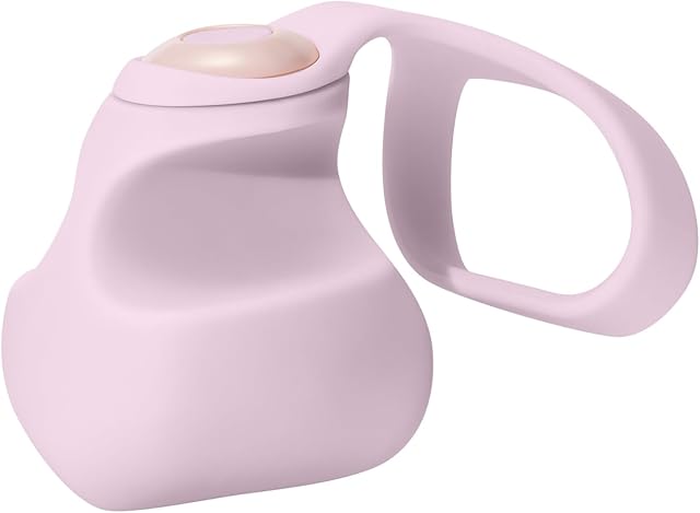 Dame Products Fin Personal Massager for Women - Compact - Wearable with Removable Tether - 3 Speeds - Rechargeable - Water Resistant and Body-Safe - Quartz Color