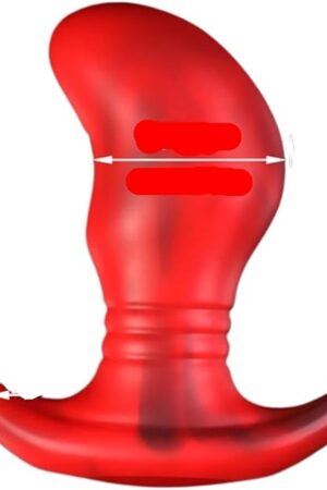 Big Silicone Anal Plug Multi-Size Anal Beads Butt Plug Anal Stimulation Expansion Trainer Adult Soft Anal Sex Toys for Women Men(A09-M)