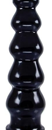 9.4inch 6 Beads Anal Beads Anal Dildo with Strong Suction Cup Sex Toy Butt Plug Clitoral Dildo for Woman Man - Black