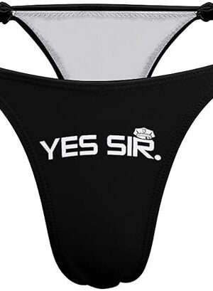 Fxck Me Now Sexy T Back Thongs for Women, Low Rise G-String Underwear