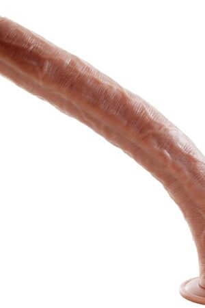 169 Inch Extra Super Long Realistic Dildo, Built in Skeleton Flexible Dildo with Strong Suction Cup for Deepest Sex, Silicone Huge Big Anal Dildo Large Giant Penis, Sex Toy for Women Men Gay