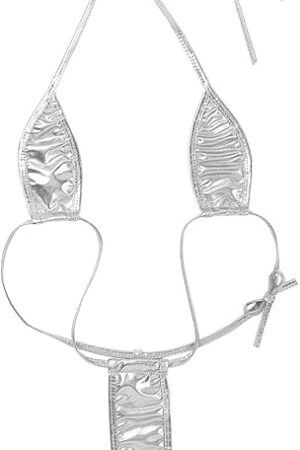 Women's Sling Shot Mini Bikini Sexy One Piece Halter Swimwear Micro Lingerie Cute Swimsuits