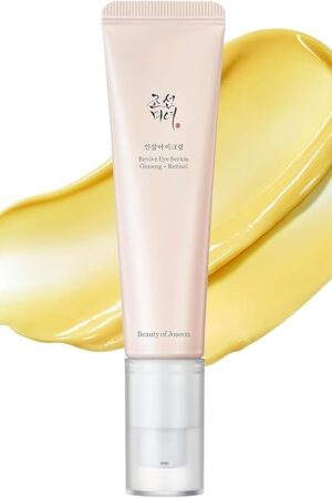 Beauty of Joseon Revive Eye Serum with Retinal Niacinamide Correction for Puffy Eye Bags Fine Lines Dark Circles Wrinkles, Korean Skin Care 30ml, 1 floz