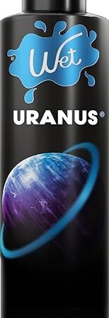 Wet Uranus Silicone-Based Anal Lube for Men, Women & Couples | Long-Lasting & Water-Resistant Premium Personal Sex Lubricant - Safe to Use with Latex Condoms - Non-Sticky & Hypoallergenic, 9 fl oz