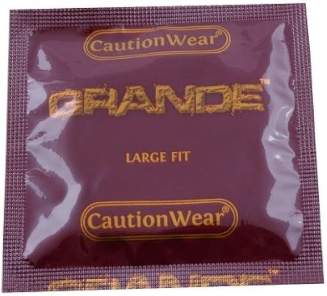 Caution Wear Grande Lubricated: 100-Pack of Condoms