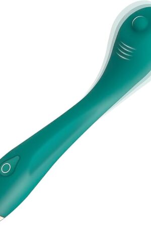 G Spot Vibrator Adult Sex Toys for Women, Clitoral Nipple Anal Stimulator Dildo with 10 Powerful Vibrating Modes, Waterproof and Rechargeable Wand Massager Strapless on Adult Sex Toys & Games (Green)