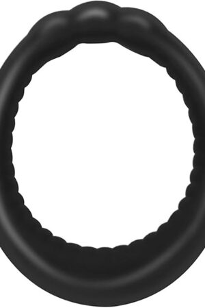 Generic Soft Silicone Penis Cock Ring Set Male Ball Scrotum Stretcher Penis Ring Lock Delay Ejaculation Enlargement Sex Toy(Color:3 Size a Set)