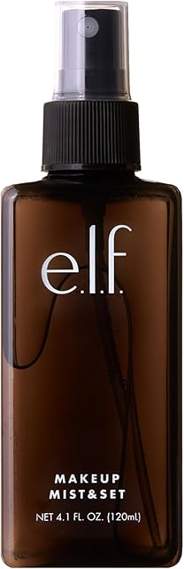 elf Makeup Mist & Set, Hydrating Setting Spray For Setting & Reviving Makeup, Soothes & Hydrates Skin, Infused With Vitamin A, Vegan & Cruelty-free, 405 Fl Oz (120 ml)