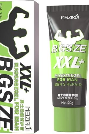 Big Size XXL+ Extra Strength Massage Gel for Man ? Men's Power Massage Cream to Increase Size, Thickness, Strength, and Performance to be Longer and Super Stronger