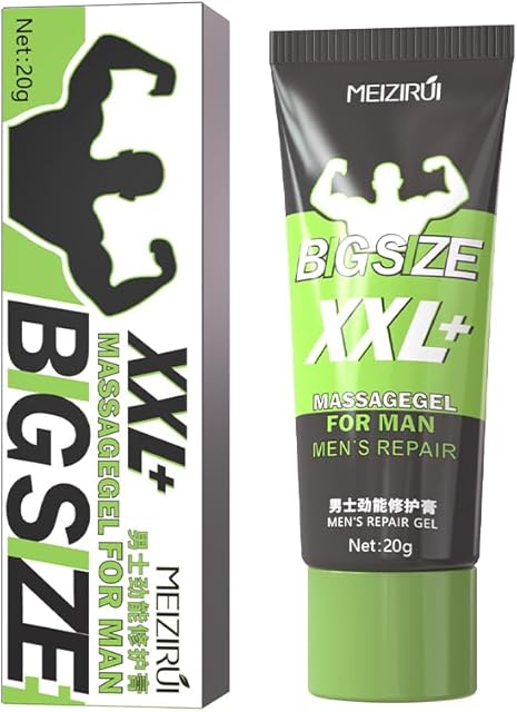 Big Size XXL+ Extra Strength Massage Gel for Man ? Men's Power Massage Cream to Increase Size, Thickness, Strength, and Performance to be Longer and Super Stronger