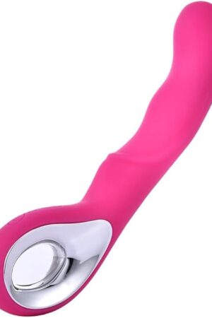 G-Spot Vibrator for Clit and Anal Sexual Stimulation, Adult Sex Toy for Women, Rechargeable Vibrating Dildo with 10 Vibration Modes, Sex Massager for Adult Women Sensory Pleasure(Rose)