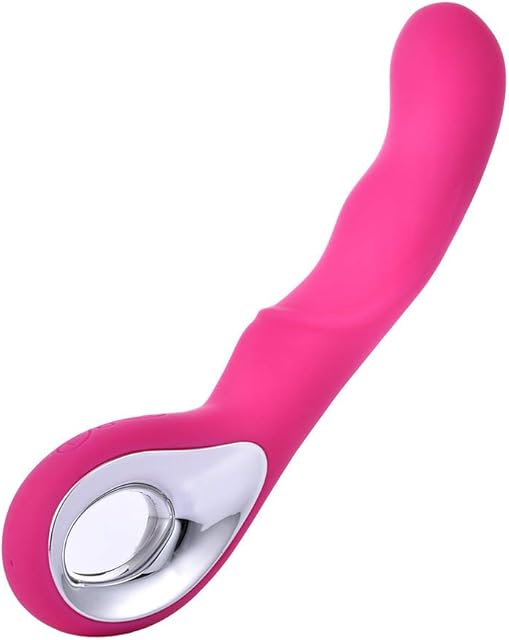 G-Spot Vibrator for Clit and Anal Sexual Stimulation, Adult Sex Toy for Women, Rechargeable Vibrating Dildo with 10 Vibration Modes, Sex Massager for Adult Women Sensory Pleasure(Rose)