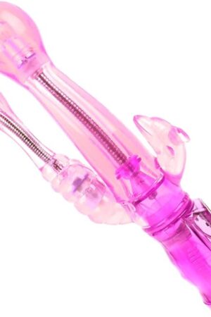 6 Speed Anal Clit G Spot Vibrator,Triple Pleasure Clitoral Vibrators Massager Masturbation Stick Adjustable Vibrator Dildo for Women Vibrating Sex Toys,Purple