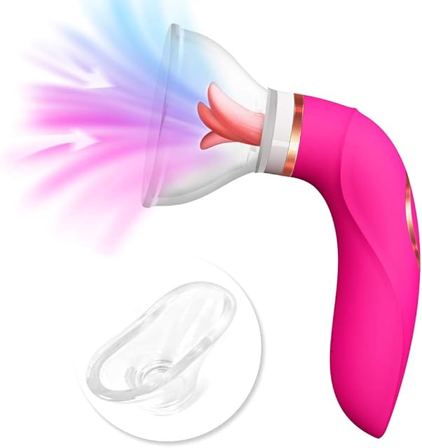 Clitoral Vibrator Sex Toys with 8 Sucking & 5 Licking Vibrations Toys, G-spot Nipples Vagina Clitoral Stimulator for Adult Women Couples Sex Pleasure