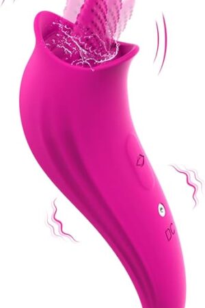 Vibrator Sex Toys for Women, 8 Licking & 8 Vibrating Modes