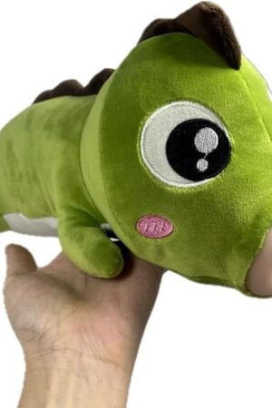 Furry Green Dinosaur Plush Doll with Mouth Animal Toy for Male Sexual Pleasure Pussy Adult Sex Toys Stroker Blowjob Male Toy for Masturbation Blowjob Masturbate Blow Job Furry