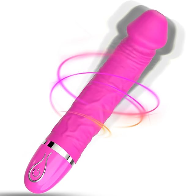 G Spot Vibrator Dildo, 10 Vibration Modes, Lifelike Design Silicone Peni Powerful Vibrating Massagers for Clitoral Vagina and Anal Stimulation, Adult Sex Toys for Women or Men