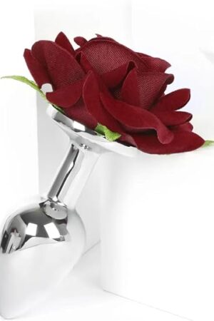 Anal Butt Plug New Flower Anal Plug Metal Butt Plugs Stimulator Anal Sex Toys Prostate Massager Anal Sex Toy for Men Women Couples