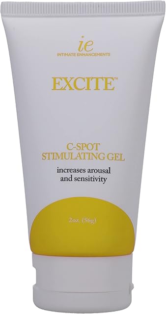 Doc Johnson Intimate Enhancements - Excite - C-Spot Stimulating Gel - Increases Arousal and Sensitivity - 2 oz (56g)