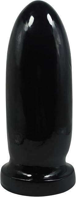 Huge Thick Anal Butt Plug Sex Toys Super Big Anal Plugs Anal Toys with Suction Cup Anus Dilator Buttplug Anal Dildo for Men Women Couple Soft Anal Trainer Anal Sex Toys YLMXHFC (Black)