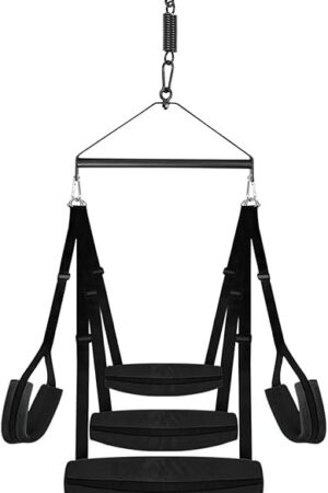 BDSM Sex Swing, Sex Swings Bondage Kit with Soft Seat Thick Cushion Adjustable Sex Straps, Sex Furniture for Bedroom Sex Sling Bondage Restraints for Couples Sex Toys