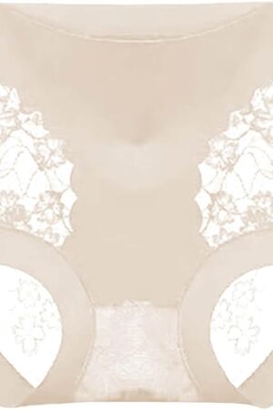 High Waisted Bodyshape Underwear for Women Tummy Control Floral Lace Patchwork Thin Butt Liftings Sexy Under Shorts