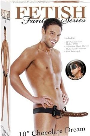 Fetish Fantasy Series 10" Chocolate Dream Vibrating Hollow