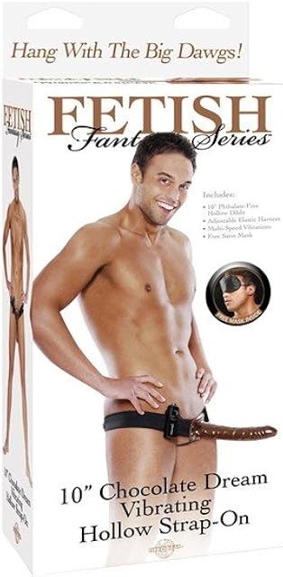 Fetish Fantasy Series 10" Chocolate Dream Vibrating Hollow