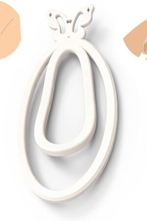 Chastity Training Clip, Chastity Clip, Cock Cage Bondage Clip Lock, Chastity Cage Chastity Belt for Male, Penis Cage, SM Adult Chastity Device Sex Toy (White3)