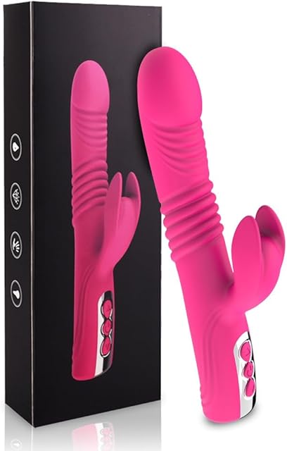 Dual Motor G-Spot & Clitoral Stimulator with 10x10 Powerful Vibrations, Waterproof, Medical-Grade Silicone, Magnetic USB Charging, Discreet Packaging, Best Adult Sex Toy for Women & Couples