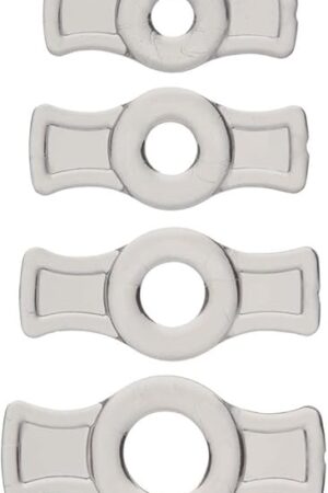 Doc johnson Titanmen Tools Cock Ring Set - Clear