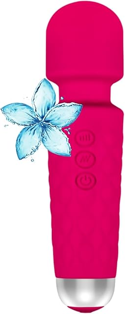 Clitoral Vibrator Female Adult Sex Toys 360-Degree Rotation Clit Stimulator Vibrator Quiet Waterproof Rechargeable Mini Massager 20 Modes of 8 Speed Power Motors Gift for Women (Pink)