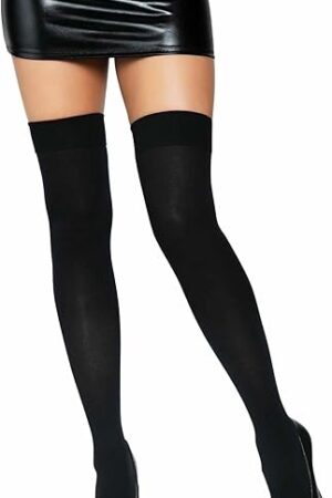 Women's Solid Hue Thigh Highs