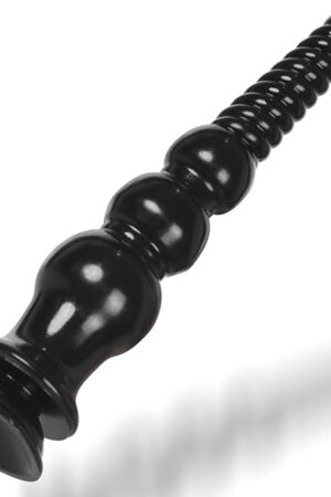 124 inch Anal Beads Trainer with Suction Cup Black Butt Plug Cone Anal Stretcher Prostate Massager Dilator Sex Toy for Women Men Masturbation