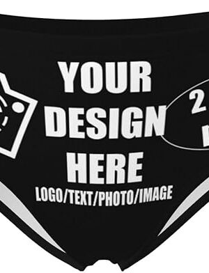 Custom Panties Personalized Underwear with Photo Custom 2 Sides Print Briefs for women Personalized Gifts for Wife