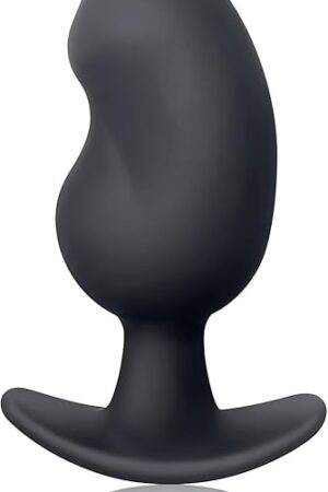 FST Silicone Butt Plug Anal Dilator Wearable Butt Plug with Ergonomic Anchor Tail Anal Dildo for Prostate Massage and Masturbation Anal Sex Toys in 5 Sizes for Women Men Beginners and Advanced (M)